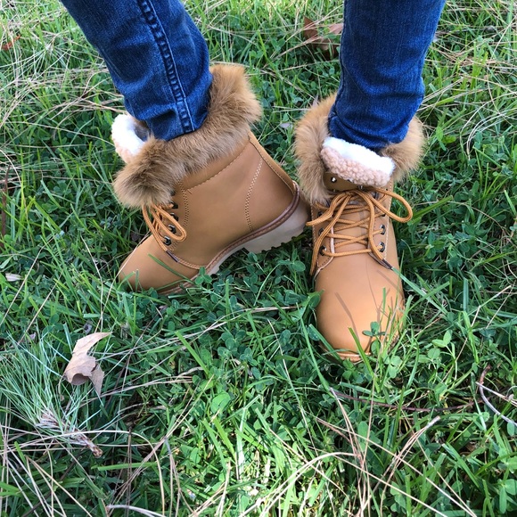 NUBUCK FAUX LEATHER WOMEN BOOTS - Picture 3 of 8